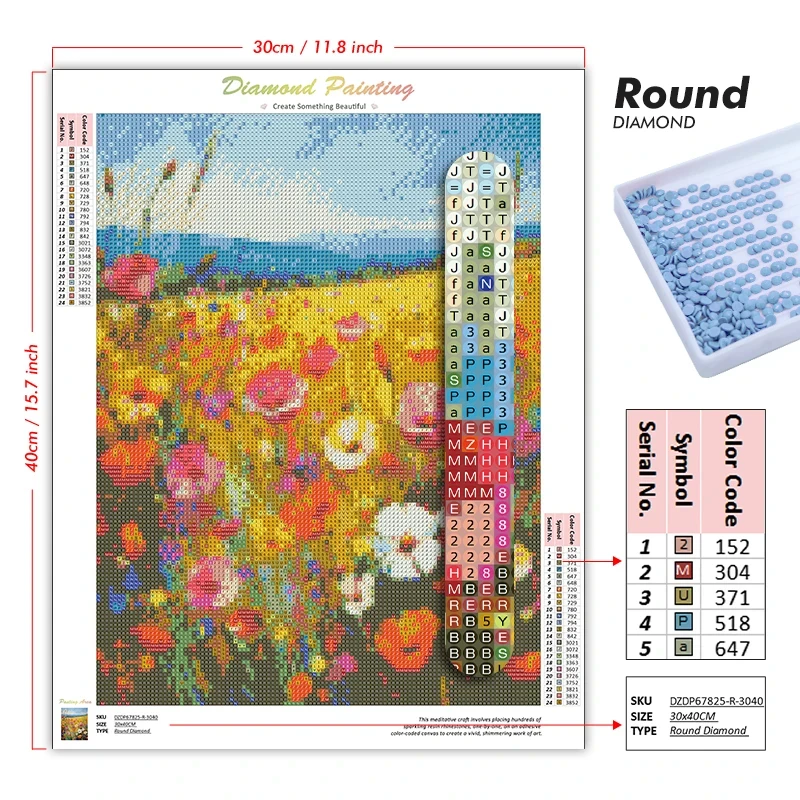 5D DIY Diamond Painting Kit Sa - Photo Mosaic Print recension och pris
